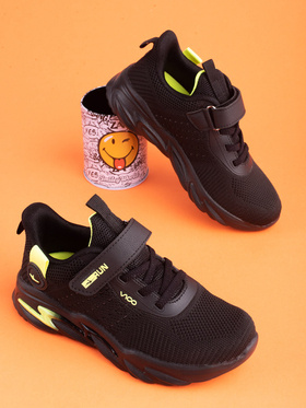 Sportowe sneakersy chłopięce Vico czarne